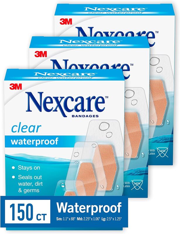 Nexcare Clear Waterproof One Size 50S