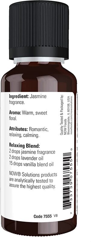 Now Solutions Jasmine Fragrance Essential Oil, 30ml
