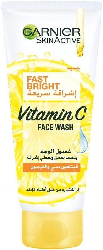 Garnier Skin Active Fast Bright Face Wash With Pure Lemon Essence, 100ml