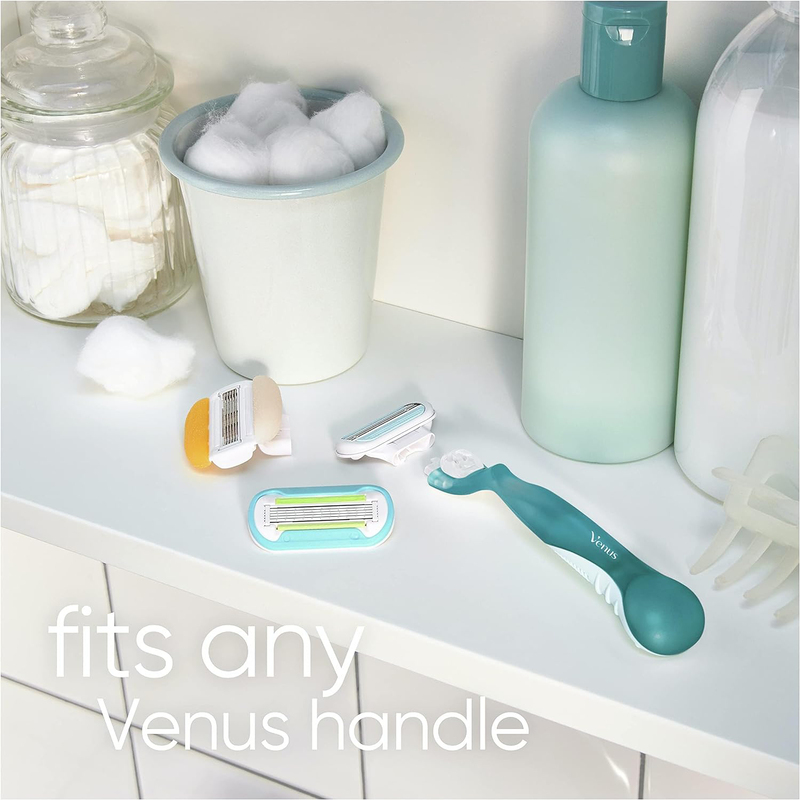 Gillette Venus Smooth Razor Handle with 2 Razor Blade Refills, 3 Pieces