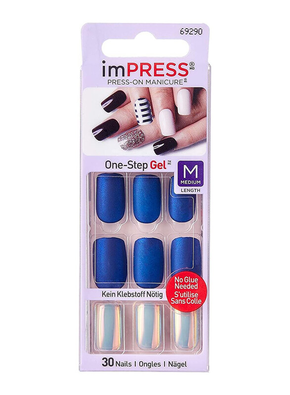 

Impress BIPA013 Press-On Manicure Nails, Call It Off, Multicolour