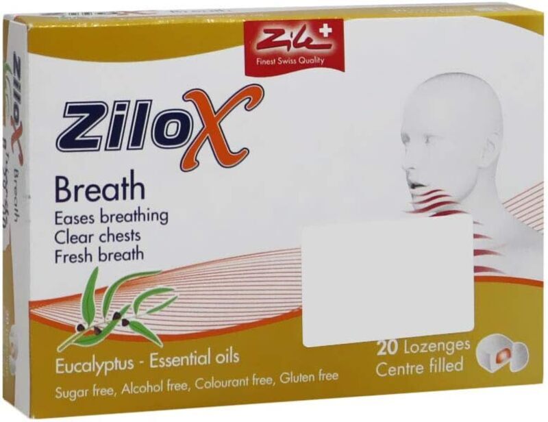 Zilox Breath, 20 Lozenges