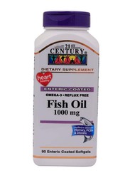 21St Century Omega-3 Fish Oil, 1000mg, 90 Softgel