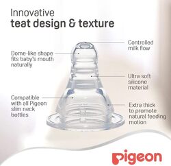 Pigeon Slim Neck Glass Bottle, 50ml, Multicolour