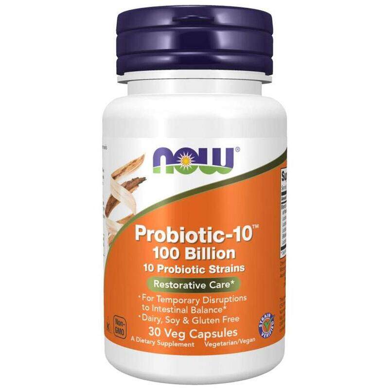 

Now Probiotic 10 Strains 100 Billion Caps 30S