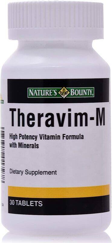 

Nature's Bounty Theravim-m Dietary Supplement, 30 Tablets