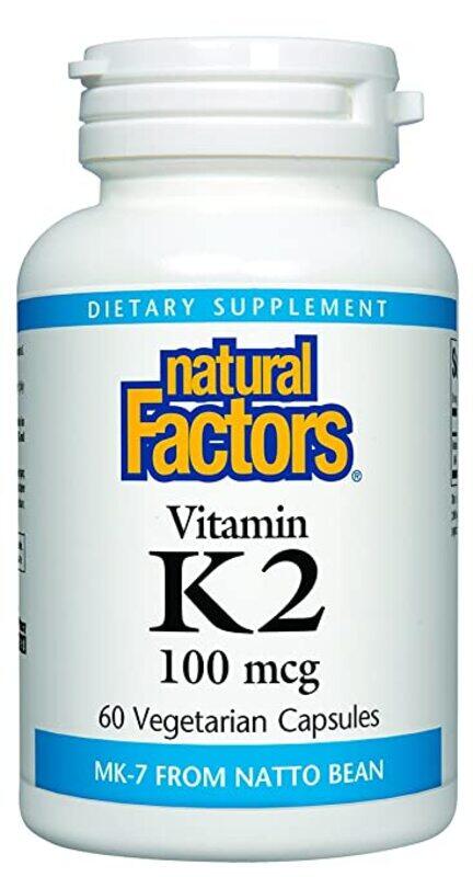 

Natural Factors Vitamine K2 60Caps