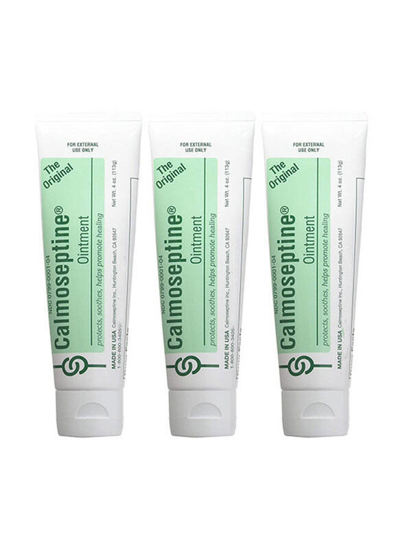 

Calmoseptine Ointment Tube Cream, 3 Pieces, 113gm