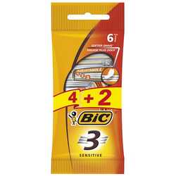 BIC3 SENSITIVE POUCH 4+2 (6'S)