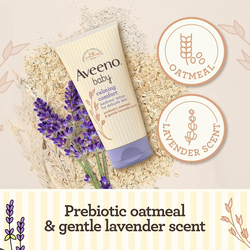 Aveeno 150ml Baby Calming Comfort Bedtime Lotion with Natural Oat Extract & Gentle Lavender Scent