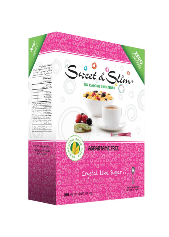 

Sweet & Slim Crystal Sweetener Sachets 100S