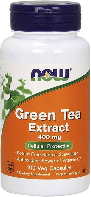 

Now Green Tea Extract Capsules, 400 Mg, 100 Capsules