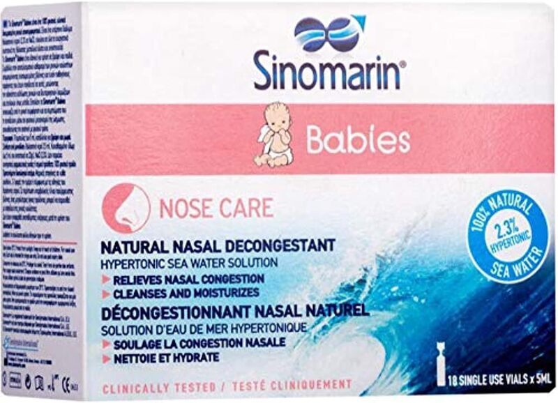 Sinomarin 18's Babies Nose Care 5ml Vials