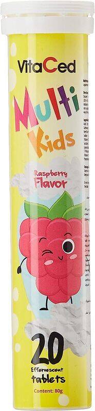 

Vitaced Multi Kids Raspberry Flavour Tablets, 20 Tablets