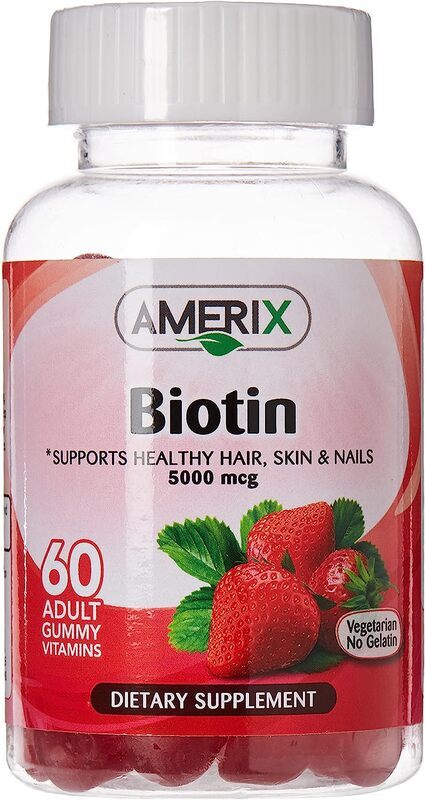 Amerix Adult Biotin Vitamin, 60 Gummies