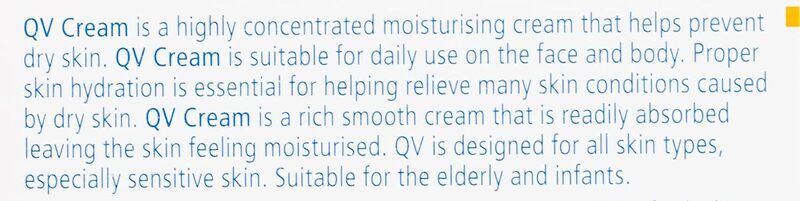 QV Body Moisturizers Cream, 250g
