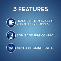 Oral B Oral Health Center Oxyjet Cleaning System + Pro 2000 Electric Toothbrush, 1 Piece