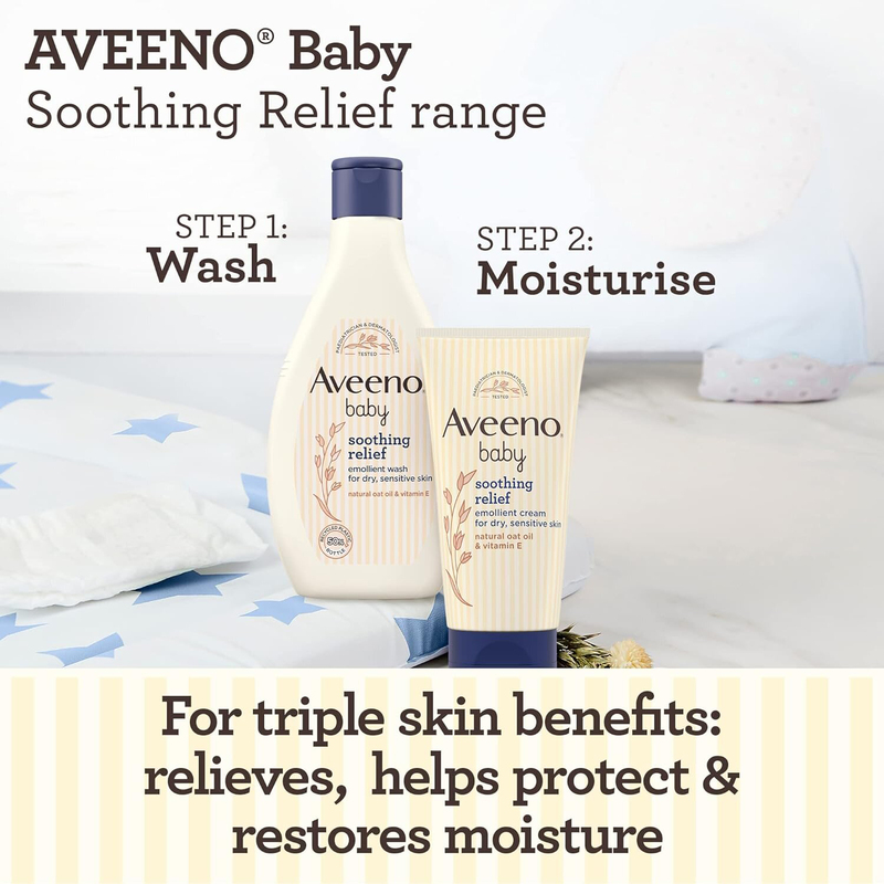 Aveeno 250ml Baby Soothing Relief Emollient Wash