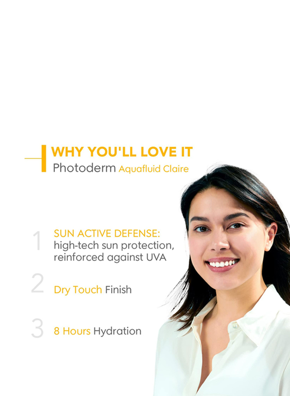 Bioderma Photodrama Aquafluide Cream Sunscreen SPF 100 + Claire UVA Protection, 40ml