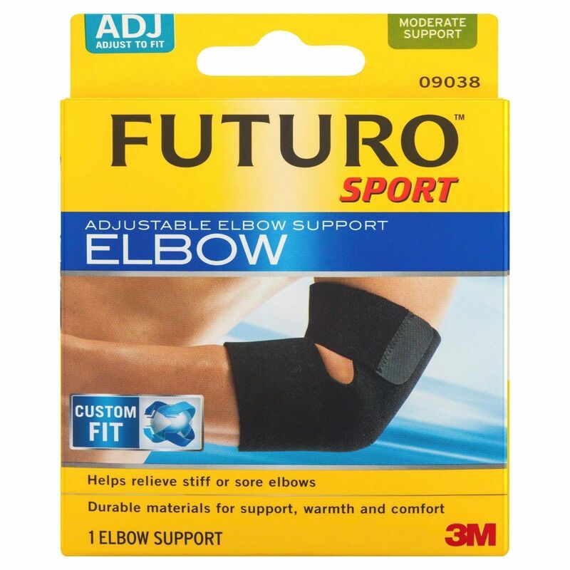Futuro Sport Adj. Elbow Sup Blk One Size 9038