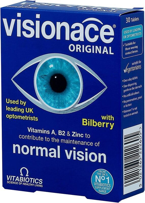 Vitabiotics Visionace Tablets, 30 Tablets