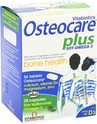 Vitabiotics Osteocare Plus Omega 3 & Soy Isoflavones, 84 Capsules