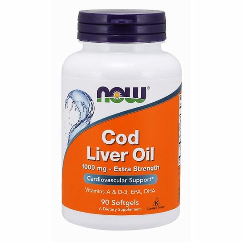 Now Cod Liver Oil 1000 Mg Soft Gel Caps 90S