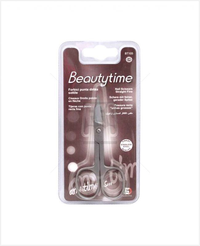 

Beauty Time Beautytime Nail Scissors Straig Thin Bt105