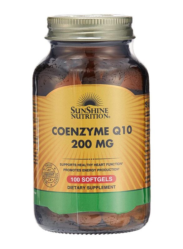 

Sunshine Nutrition Coenzyme Q10 Dietary Supplements, 200Mg, 100 Softgels