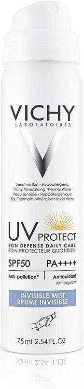 

Vichy Uv Protect SPF 50 Invisible Mist, 75ml