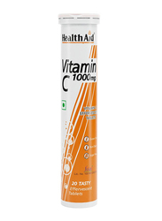 Health Aid Vitamin C Orange, 20 Effervescent Tablets