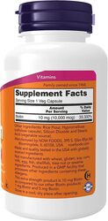 Now Foods Biotin 10000 Mcg Extra Strength New Vcaps, 120 Serving