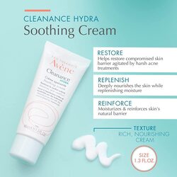 Avene Cleanance Hydra Soothing Cream for Dry Skin, 40ml