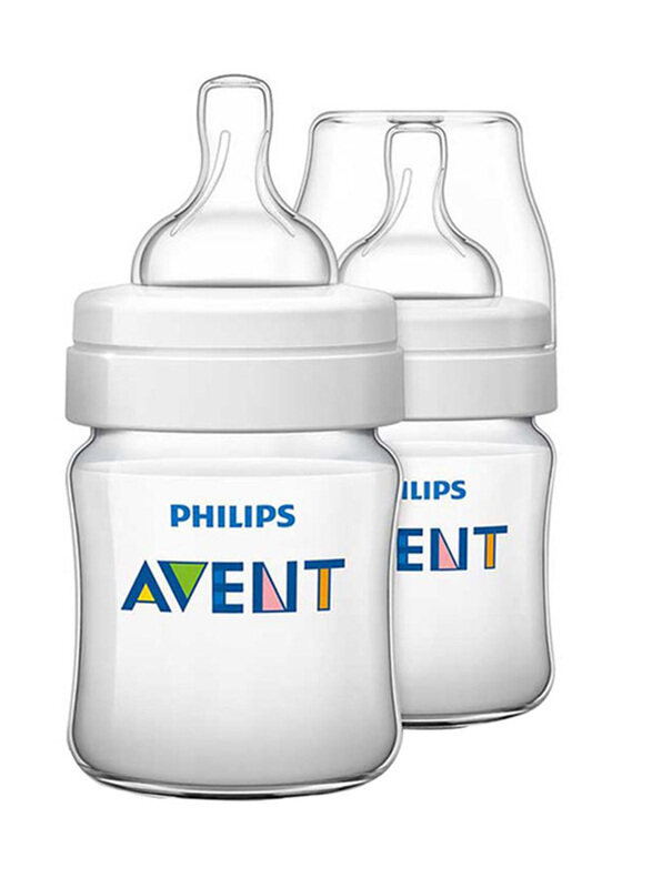 

Philips Avent 2 Piece Feeding Bottle Set, 125ml