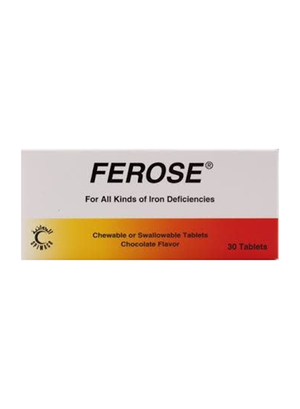 Spimaco Ferose Chewable, 30 Tablets