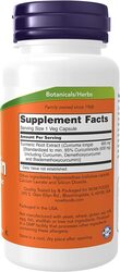 Now Foods Curcumin Vitamin Dietary Supplement, 60 Vegetarian Capsules