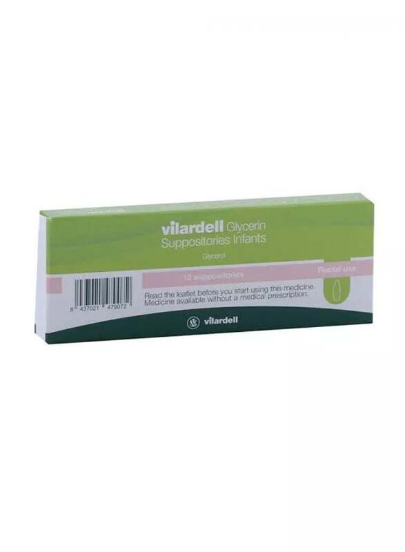 Vilardell Glycerin Supp Infants 12S