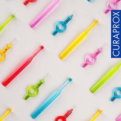 Curaprox CPS 08 Prime Start Interdental Brush Kit, Pink