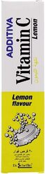 Additiva Vitamin C Lemon Effervescent Tablets, 1000mg, 20 Tablets