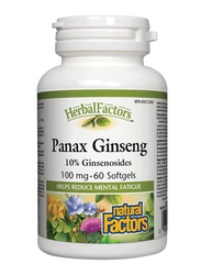 Natural Factors Panax Ginseng, 100mg, 60 Capsules