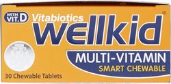 Vitabiotics Wellkid Smart Chewable Tablets, 30 Tablets