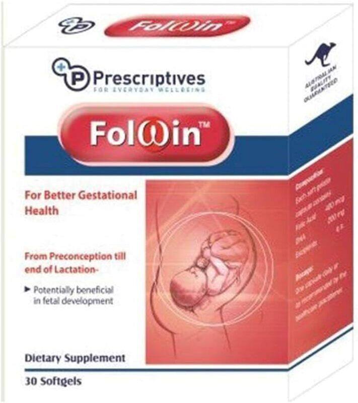 

Prescriptives Folwin Dietary Supplements, 30 Softgels