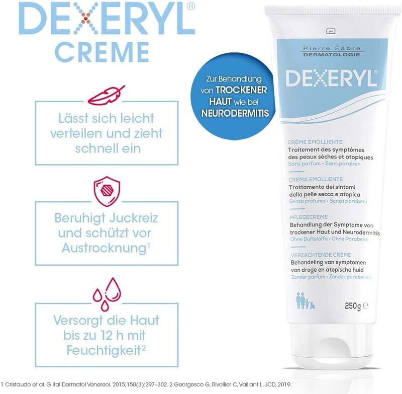 Dexeryl Moisturising Creams, 250ml