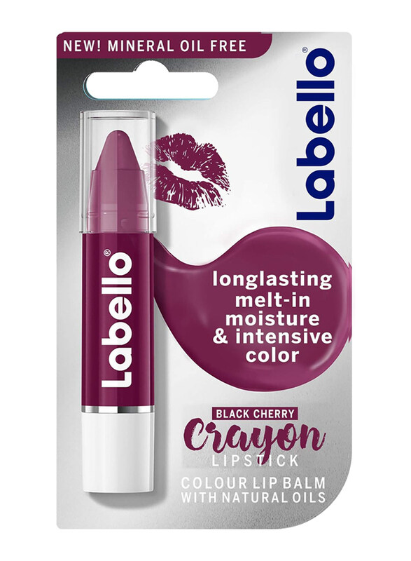 

Nivea Labello Crayon Lipstick Lip Balm, Black Cherry, Maroon