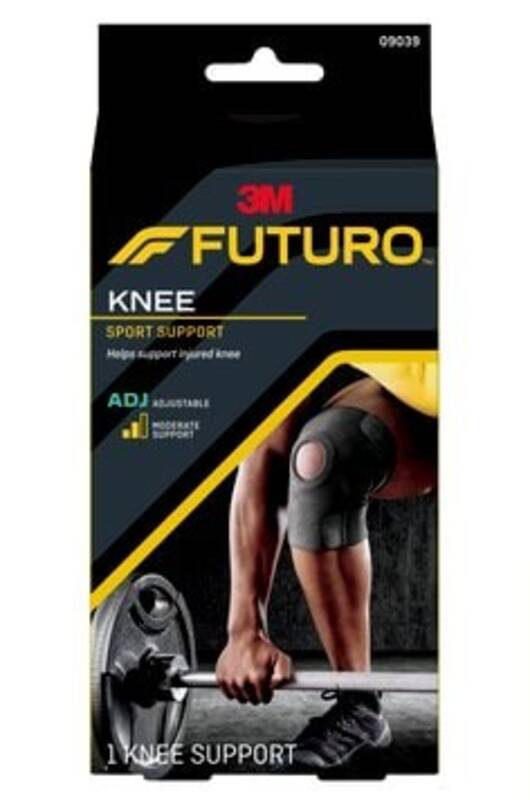 Futuro Sport Adj. Knee Supp Black 09039
