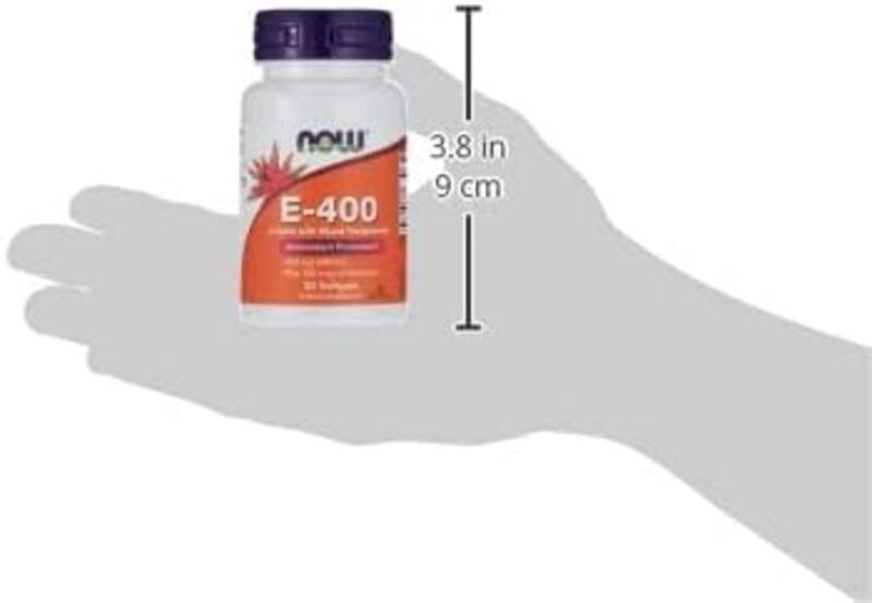 Now Natural E400 Dietary Supplements, 30 Softgels