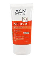 ACM Medisun Tinted Mineral Sunscreen with SPF50+ & Light Tint, 40ml
