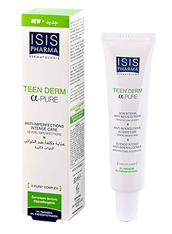 Isis Pharma Teenderm Alpha Pure Face Cream, 30ml