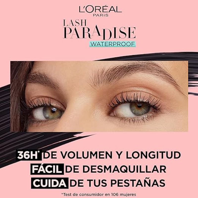 L'Oreal Paris Paradise Waterproof Mascara, 01 Black