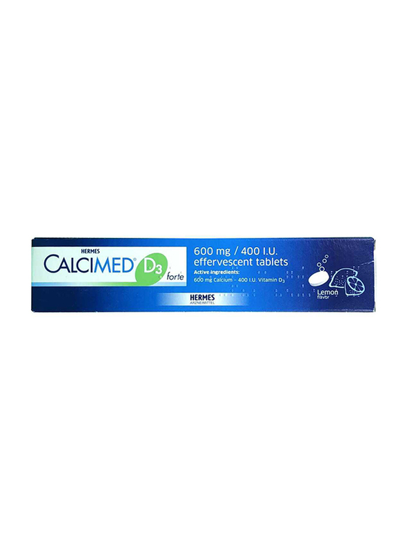 Hermes Calcimed D3 Forte Tablets, 600mg, 20 Tablets